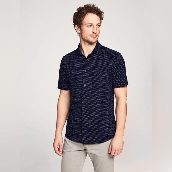 MOVING SALE 🚚 Men’s Faherty Short-Sleeve Knit Coast Shirt - Picture 4 of 4